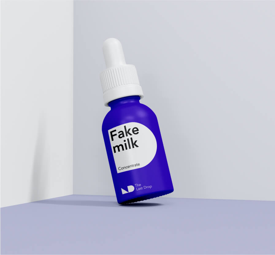 The Last Drop: Fake Milk Concentrate Design
